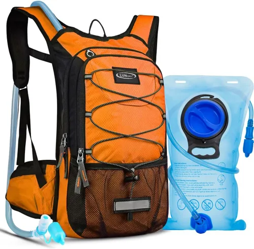 Vista 9 de Mochila de Hidratación Aislada con Vejiga de Agua de 3L Libre de BPA a Prueba de Fugas, Mantiene los Líquidos Frescos hasta por 5 Horas, Mochila