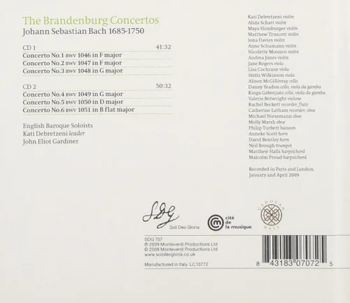 Vista 2 de Brandenburg Concertos Nos. 1-6