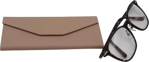 Vista 6 de Real Sic Funda para lentes de sol para hombres y mujeres, soporte magnético plegable para lentes de sol, inspirado en el color sólido