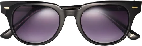 Vista 2 de Frye Gafas de sol Janie Way para mujer, color negro, 1.969 in, Negro