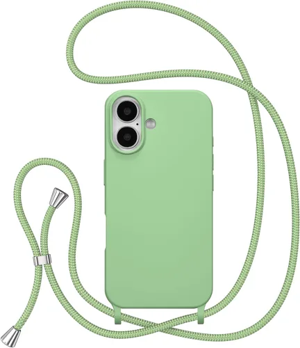 Vista 23 de ZTOFERA Funda para iPhone Air con correa, funda cruzada para teléfono con cordón ajustable para el cuello en los hombros, silicona suave a prueba