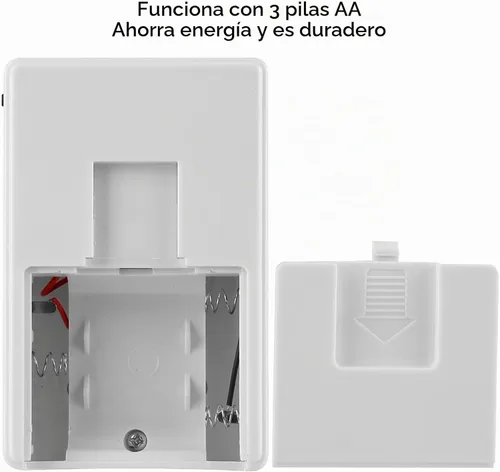 Vista 5 de Sensor de bienvenida, sensor independiente, sensor de movimiento, timbre de puerta de 16 música, alarma de bienvenida para puerta, alarma de entrada