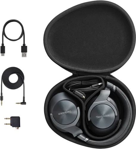Vista 8 de Technics - Auriculares inalámbricos con cancelación de ruido para usar sobre la oreja con conectividad multipunto para 2 dispositivos - EAH-A800-K