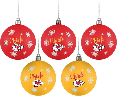 Vista 15 de FOCO Dallas Cowboys NFL 5 Pack Shatterproof Ball Ornament Set