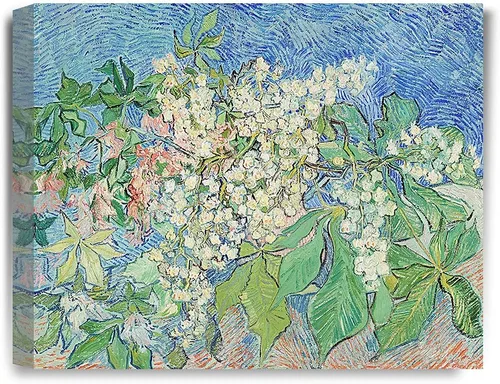 Vista 109 de IPIC - Campo de trigo con cuervos, reproducción artística de Vincent Van Gogh. Lienzo de giclée para decoración del hogar 10#F (20 x 16)