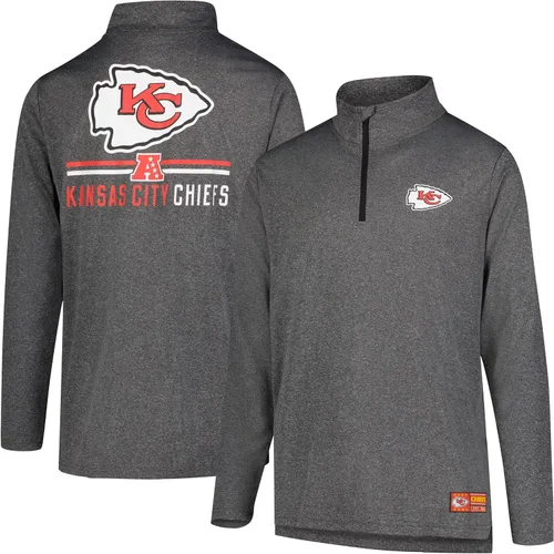 Vista 65 de Ultra Game Men's NFL Official Super Soft Quarter Zip Long Sleeve T-Shirt
