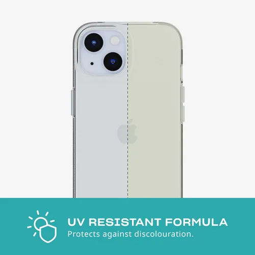 Vista 6 de Tech21 EvoLite - Funda para iPhone 15 / 16e - Funda fina de protección contra impactos, transparente