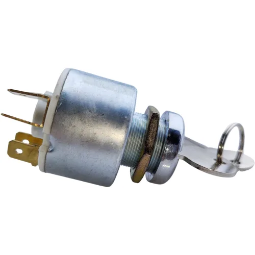 Vista 5 de XYZIL Interruptor de arranque de llave de encendido y 2 llaves para coche, tractor, remolque, barco, 12 V, 3 posiciones, apagado en encendido