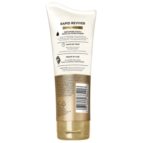 Vista 2 de L'Oreal Paris Elvive Total Repair 5 Rapid Reviver - Acondicionador profundo, repara el cabello dañado, sin tiempo de dejación, protector térmico