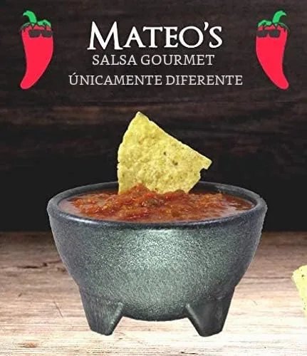 Vista 3 de Mateo's Gourmet Salsa Especias Medianas 2 Tarros 32oz/907g
