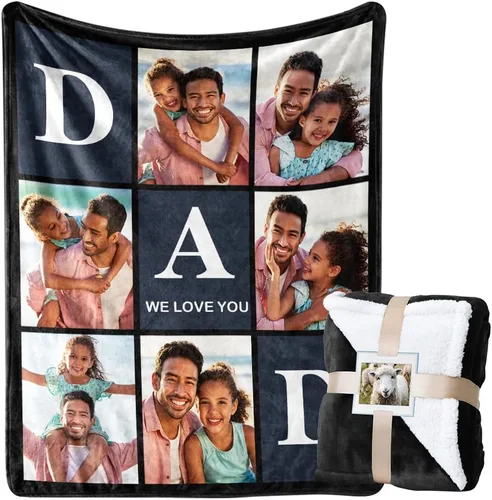 Vista 16 de Envía al Día Siguiente Manta Personalizada con Imagen para Mi Esposa Manta Foto Personalizada Regalo de Boda para Pareja Día de San Valentín