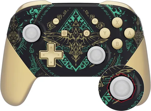 Vista 10 de eXtremeRate Classic NES Style Faceplate Backplate Handles Cover, Octagonal Gated Sticks Design DIY Replacement Grip Housing Shell for Nintendo
