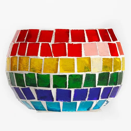 Vista 2 de Paquete de 130 piezas de azulejos de mosaico para manualidades, platos, marcos de fotos, macetas, joyas hechas a mano, azulejos decorativos Blanco