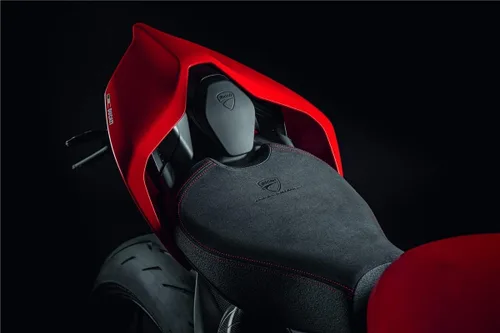 Vista 2 de Ducati Funda de asiento de pasajero para Panigale V2 V4, Streetfighter V4 - Rojo 97180793AA