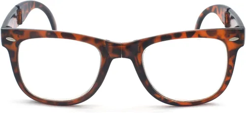 Vista 10 de Gafas de lectura plegables de plástico retro unisex con bolsa