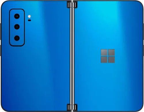 Vista 83 de SopiGuard Skin para Microsoft Surface Duo 2 2ª generación de borde a borde de paneles delanteros y traseros de vinilo (piedra de ladrillo)