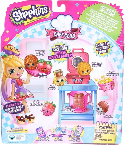 Vista 4 de Colección de waffles calientes de Shopkins Chef Club