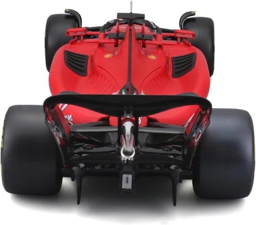 Vista 2 de May Cheong B18-16812L Bburago Formula 1 Ferrari SF-23 Leclerc con casco 2023 Die Cast Car, rojo