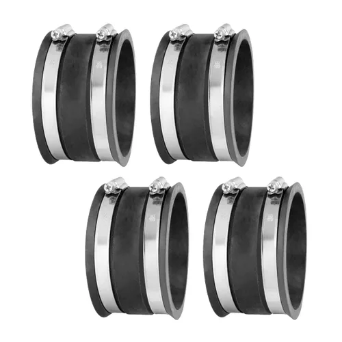 Vista 2 de POWERTEC Kit de manguito y codo flexible para recolección de polvo Se adapta a mangueras y tubos de 4 pulgadas
