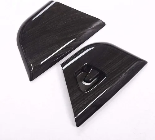 Vista 6 de YIWANG Cubierta de panel de decoración de consola central de automóvil de carbono ABS, 2 piezas para Land Rover Discovery Sport 2015-2017