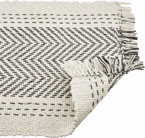 Vista 2 de SARO LIFESTYLE Kantha Stitch - Juego de 4 manteles individuales
