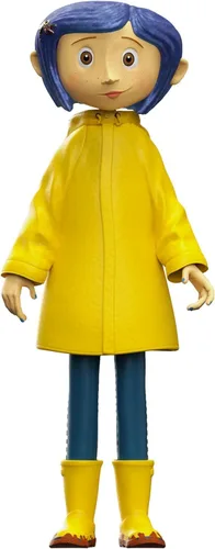 Vista 4 de Super7 Supersize Coraline - Figura de acción de Coraline de 16 pulgadas con ropa de tela, coleccionables de películas clásicas y juguetes retro