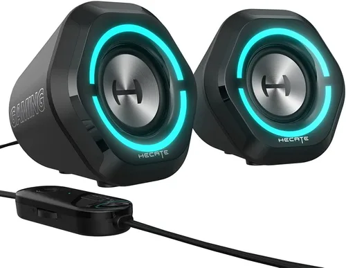 Vista 6 de Edifier G1000 - Altavoces de computadora USB, Bluetooth 5.3 PC Gaming Altavoces para computadora y teléfono móvil USB 0.138 in Aux entrada Bluetooth