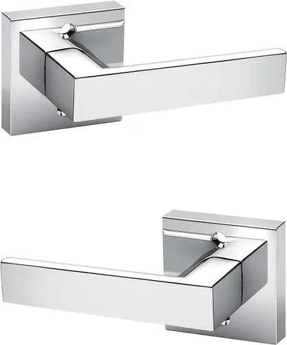Vista 120 de KNOBWELL - Juego de cerradura con 1 picaporte resistente para puertas de una cara, ideal para puertas interiores reversibles, 0.93 libras