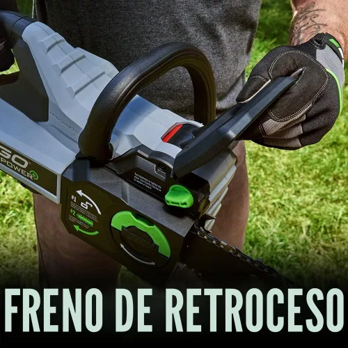 Vista 9 de Motosierra EGO POWER+, motosierra de 16” alimentada por batería, eléctrica inalámbrica, incluye batería de 56V 4.0Ah y cargador – CS1613