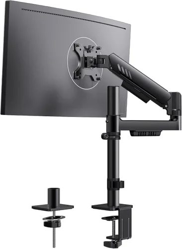 Vista 17 de ErGear Brazo de monitor doble, soporte de monitor ajustable completo para pantallas de 13 a 32 pulgadas, soporte de monitor de computadora