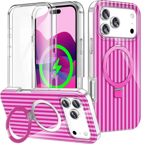 Vista 11 de Funda para iPhone 16 con protector de pantalla-Lotus A25