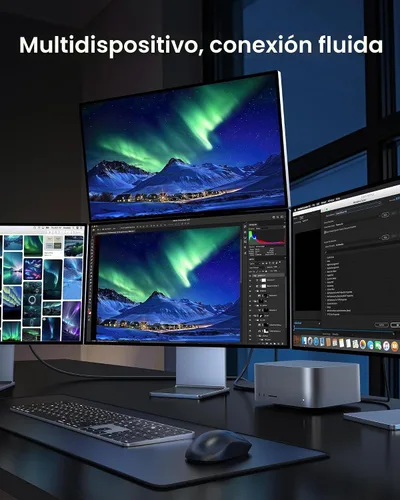 Vista 8 de Silkland Cable USB 4 de 80 Gbps para Thunderbolt 5 de 1 pie, carga PD 3.1 de 240 W, ancho de banda de hasta 120 Gbps para doble 8K, cable de datos