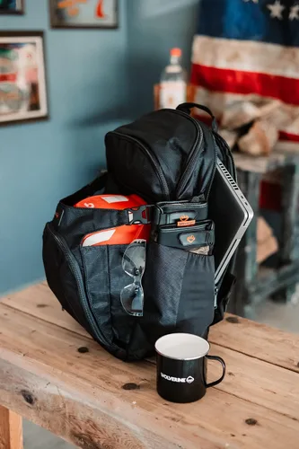 Vista 5 de WOLVERINE 33l Cargo Pro Backpack with Expandable Helmet Stash, Laptop Compartment, 7 Pockets & Moisture Wicking Straps