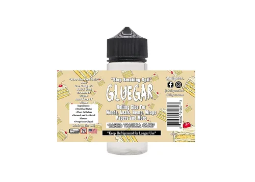 Vista 6 de GlueGar - 4 onzas – 1 galón – Botellas de tamaño rodillo (pegamento natural para enrollar, cigarro, papel, envoltura) (sin sabor OG, 1 galón)