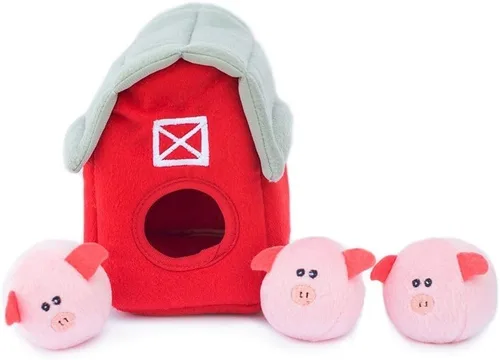 Vista 2 de ZippyPaws juguete de peluche para perro Burrow Squeaky Hide and Seek