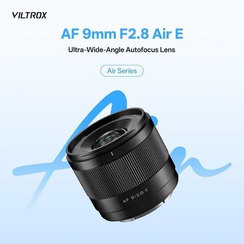 Vista 2 de Viltrox AF 9mm F2.8 Air APS-C lente para Sony E Mount, lente STM de enfoque automático de retrato de gran angular ultra amplio de 113.8° compatible