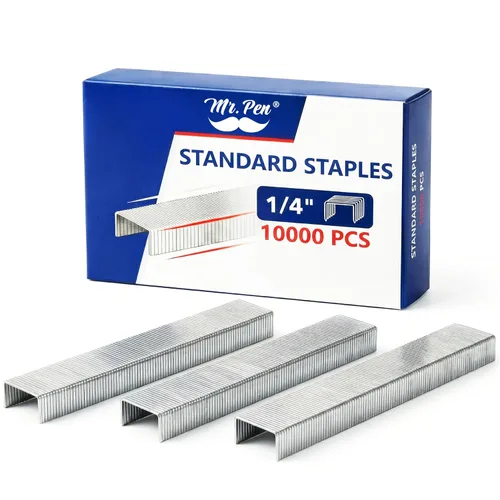 Vista 12 de Mr. Pen - Grapas para grapadora, 3000 grapas estándar, 1/4 pulgada, capacidad de 35 hojas (26/6) 35 Sheet Capacity (26/6), Ideal for Desk