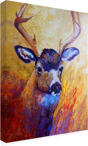Vista 7 de Trademark Fine Art Mule Deer Buck de Marion Rose, 14 x 19 pulgadas