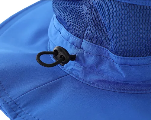 Vista 17 de Connectyle Sombrero de sol Boonie para hombre, protección UV, pesca, senderismo, camping, sombrero