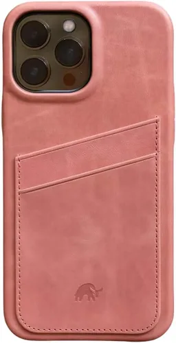 Vista 8 de Funda de cartera de cuero artesanal premium Bullstrap para iPhone 13 Ajuste impecable sin volumen y almacenamiento seguro de tarjetas Funda