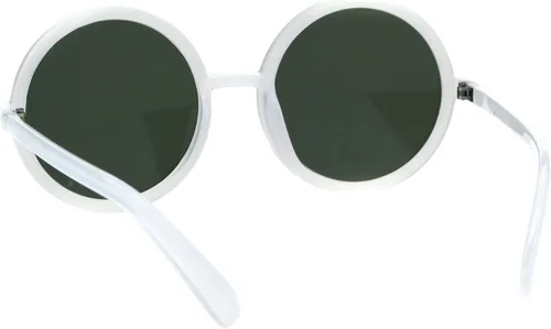 Vista 4 de Mujeres Wizard Round Circle Lens plástico Mod moda gafas de sol
