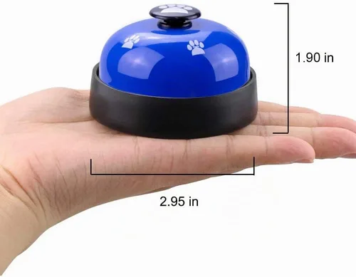Vista 4 de Comsmart Campana de entrenamiento para perros, juego de 2 campanas de entrenamiento para perros y cachorros, timbre de puerta para perros y gatos
