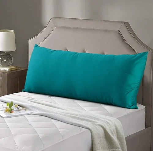 Vista 13 de Evolive Nueva Funda de Almohada Corporal de Hilo 300TC 100% Algodón con Cierre de Cremallera Oculto 21"x54" (Gris Carbón)