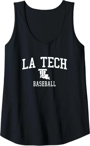 Vista 5 de Camiseta sin mangas de béisbol Louisiana Tech Bulldogs, Negro