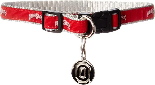 Vista 28 de Collar de perro de NCAA. PREMIUM cuello ajustable Collar de perros – Fútbol/Baloncesto para perros & gatos. Durable Collar de mascota de deportes