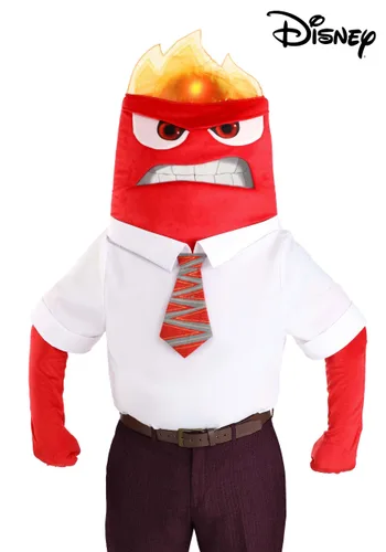 Vista 8 de Disfraz para Adultos de Talla Grande de Anger de Disney y Pixar Multicolor