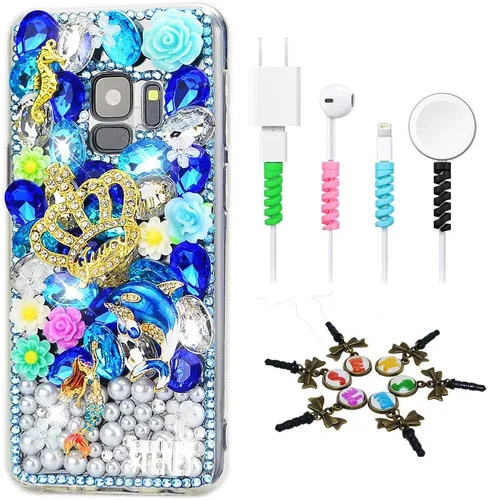 Vista 23 de Bling Case SSSGCDwCPSeries-41 - Funda con diseño 3D hecho a mano, 100 + cristales brillantes