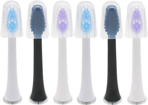Vista 3 de Toothbrush Heads Replacement for Jetwave Sonic Edge Toothbrush, with Head Cover 6 PCS