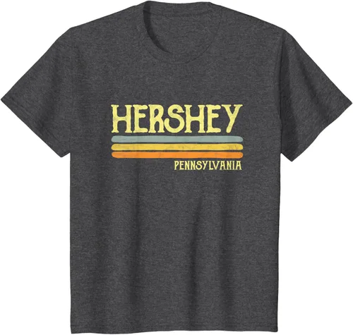 Vista 34 de Camiseta vintage de regalo de recuerdo de Hershey Pennsylvania PA, Negro, S