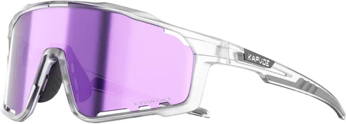 Vista 15 de KAPVOE 3 Lens Cycling Sunglasses Men Women K76